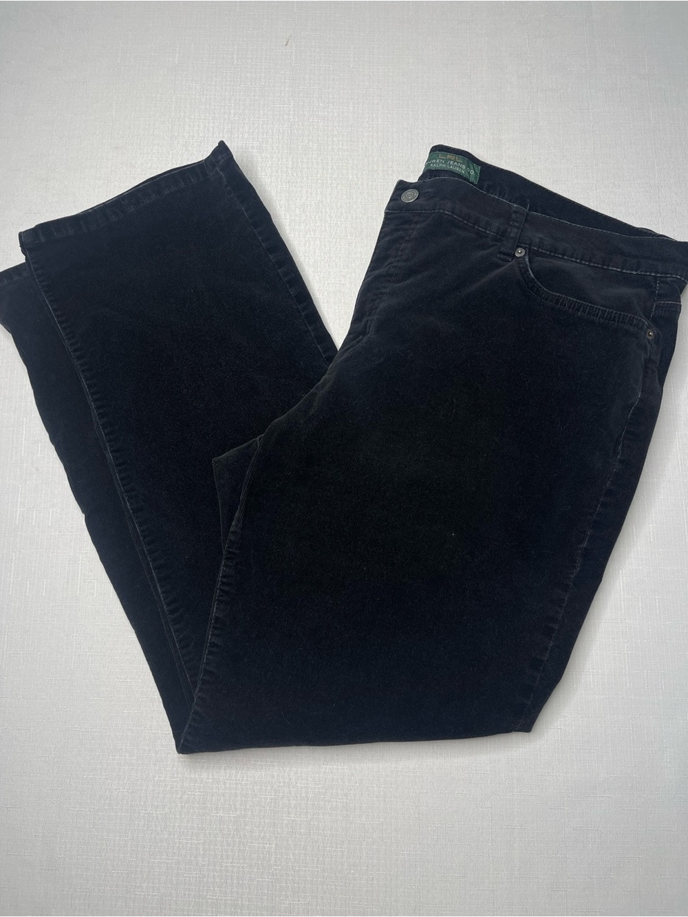 Ralph Lauren Midnight Black Corduroy Pants (20W)